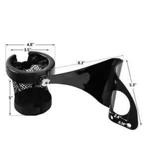 ドリンクカップホルダー乗客フィットハーレーツーリングトライグライドウルトラクラシック 15-24 Drink Cup Holder Passenger Fit For Harley Touring Tri Glide Ultra Classic 15-24