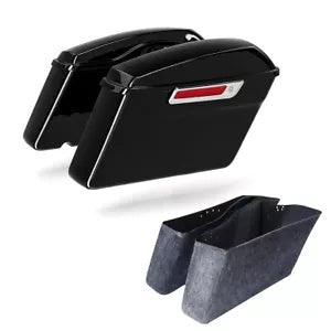 ハードサドルバッグラッチはハーレーツーリングエレクトラグライドロードキング1993-2013に適合します。 Hard Saddlebags Latches Fit For Harley Touring Electra Glide Road King 1993-2013