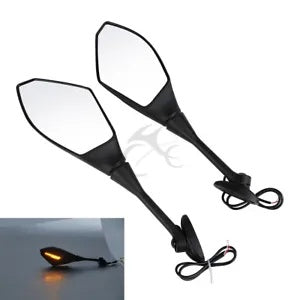 バックミラーターンシグナルホンダ CBR600RR 2003-2022 CBR500RR 2013-18 に適合 Rearview Mirrors Turn Signals Fit For Honda CBR600RR 2003-2022 CBR500RR 2013-18