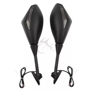 バックミラーターンシグナルホンダ CBR600RR 2003-2022 CBR500RR 2013-18 に適合 Rearview Mirrors Turn Signals Fit For Honda CBR600RR 2003-2022 CBR500RR 2013-18