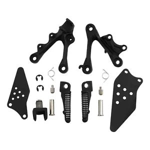 ドライバーライダーフットペグペグフットレストブラケットカワサキニンジャ ZX6R 2009-2023 に適合 Driver Rider Footpeg Pegs Footrest Bracket Fit For Kawasaki Ninja ZX6R 2009-2023