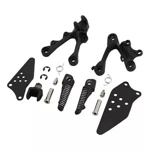 ドライバーライダーフットペグペグフットレストブラケットカワサキニンジャ ZX6R 2009-2023 に適合 Driver Rider Footpeg Pegs Footrest Bracket Fit For Kawasaki Ninja ZX6R 2009-2023