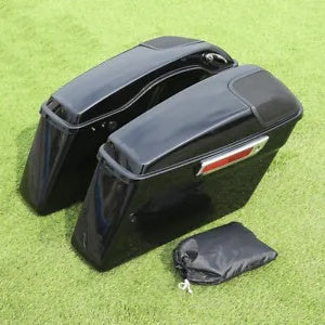 ハードサドルバッグカットアウトスピーカー蓋ハーレーツーリングストリートグライド 1993-2013 に適合 Hard Saddlebags Cutout Speaker Lid Fit For Harley Touring Street Glide 1993-2013