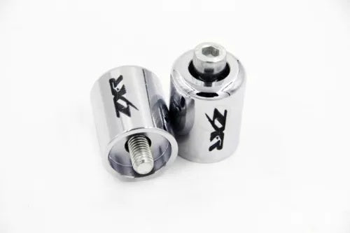 バーエンド "ZXR" クローム 2006-2012 Kawasaki Ninja 650R / EX650R用 Bar Ends "ZXR" Chrome For 2006-2012 Kawasaki Ninja 650R / EX650R