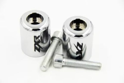 バーエンド "ZXR" クローム 2006-2012 Kawasaki Ninja 650R / EX650R用 Bar Ends "ZXR" Chrome For 2006-2012 Kawasaki Ninja 650R / EX650R