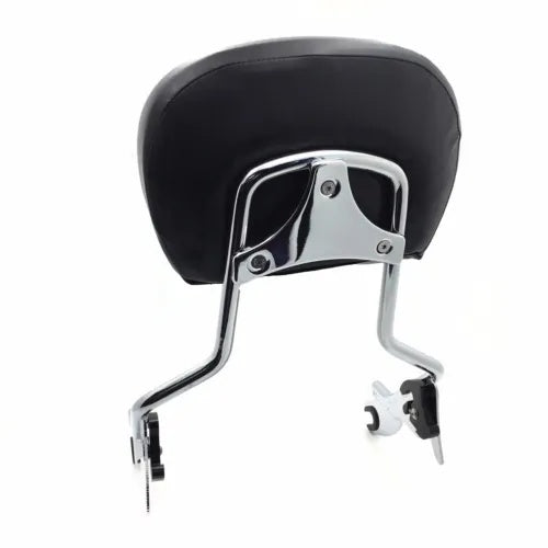 ハーレーツーリング FLHR- ロードキング用パッド付き調節可能なクロームバックレストシーシーバー Adjustable Chrome Backrest Sissy Bar w/ pad For Harley Touring FLHR- Road King