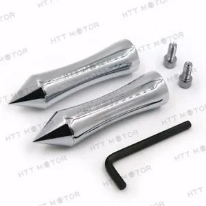 クローム アルミニウム ラバー フットペグ ヤマハ ロードスター ウォリアー 2002-2009用 Chrome Aluminum Rubber Foot Peg For Yamaha Road Star Warrior 2002-2009