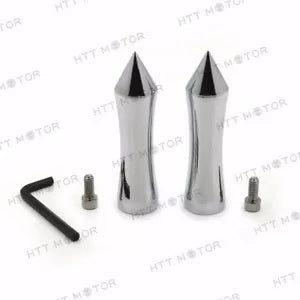 クローム アルミニウム ラバー フットペグ ヤマハ ロードスター ウォリアー 2002-2009用 Chrome Aluminum Rubber Foot Peg For Yamaha Road Star Warrior 2002-2009