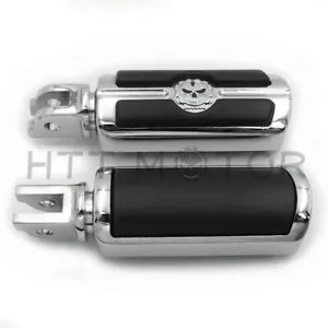 クロームギア スカル フットペグ ハーレー 2018-2019 ブレイクアウト FXBR /ブレイクアウト 114 FXBRS用 Chrome Gear Skull Footpeg For Harley 2018-2019 Breakout FXBR /Breakout 114 FXBRS