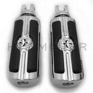 クロームギア スカル フットペグ ハーレー 2018-2019 ブレイクアウト FXBR /ブレイクアウト 114 FXBRS用 Chrome Gear Skull Footpeg For Harley 2018-2019 Breakout FXBR /Breakout 114 FXBRS