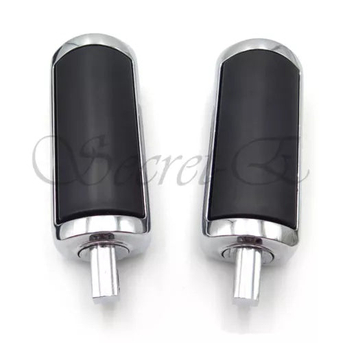 ハーレーダビッドソン ソフテイル ダイナ グライド スポーツスター クローム スカル フットペグ Harley Davidson Softail Dyna Glide Sportster CHROME SKULL FOOT PEGS