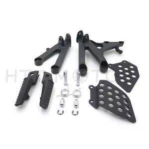 黒フロントフットレストフットペグブラケットホンダ CBR 600RR 2007-2014 2008 09 10 Black Front Footrest Foot Pegs Bracket For HONDA CBR 600RR 2007-2014 2008 09 10