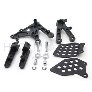 黒フロントフットレストフットペグブラケットホンダ CBR 600RR 2007-2014 2008 09 10 Black Front Footrest Foot Pegs Bracket For HONDA CBR 600RR 2007-2014 2008 09 10