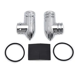 ハーレー FLHXS ストリート グライド スペシャル 2014 燃料ライン フィッティング カバー クローム用 For Harley FLHXS Street Glide Special 2014 Fuel Line Fitting Cover Chrome