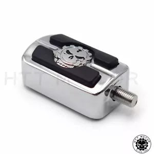 ハーレーダビッドソン ソフテイル スプリンガー バイク用クローム スカル シフター シフトペグ Chrome Skull Shifter Shift Peg For Harley Davidson Softail Springer Motorbike