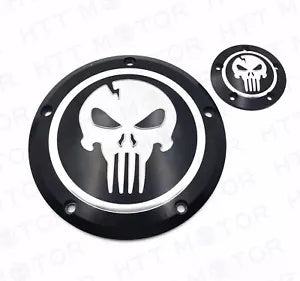 ハーレーダイナスポーツスターストリートボブXL 883 1200スカルダービー&タイマーカバー用 For Harley Dyna Sportster Street Bob XL 883 1200 Skull Derby & Timer Cover