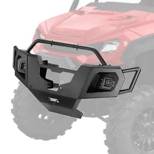 パイオニア 1000-6 2023-24 用 LED ライト付き高耐久アッパーフロントブラシガードバンパー Heavy Duty Upper Front Brushguard Bumper w/LED Light for Pioneer 1000-6 2023-24