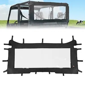 ソフトリアフロントガラスウィンドウ ジッパーなし Can-Am ディフェンダー HD 5/7/8/9/10 Max用 Soft Rear Windshield Window No Zipper for Can-Am Defender HD 5/ 7/ 8/ 9/ 10 Max