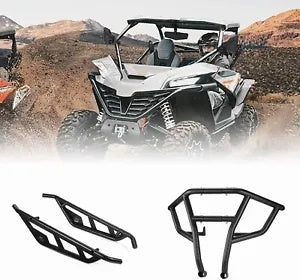 ナーフバー ロックスライダー & リアバンパーブラシガード ZFORCE 950 1000 2020-2023用 Nerf Bars Rock Sliders & Rear Bumper Brush Guard for ZFORCE 950 1000 2020-2023