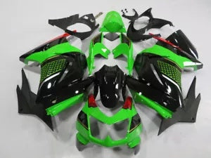 ハニカムグリーンブラックフェアリングキット Kawasaki Ninja 250R 2008-2012 EX250J ボディ用 Honeycomb Green Black Fairing Kit For Kawasaki Ninja 250R 2008-2012 EX250J Body