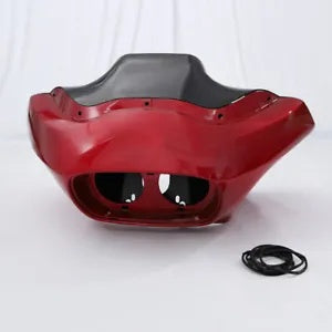 ハーレーダビッドソン ロード グライド FLTR 1998-2013 用の光沢のあるレッドのインナー & アウターフェアリング Glossy Red Inner & Outer Fairing For Harley-Davidson Road Glide FLTR 1998-2013