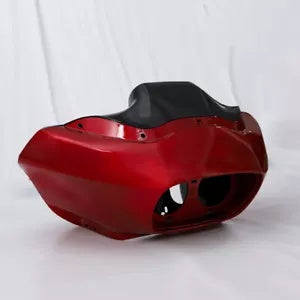 ハーレーダビッドソン ロード グライド FLTR 1998-2013 用の光沢のあるレッドのインナー & アウターフェアリング Glossy Red Inner & Outer Fairing For Harley-Davidson Road Glide FLTR 1998-2013