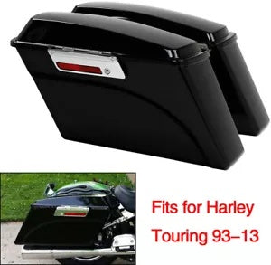 ハードサドルバッグ トランク 蓋ラッチキー付き ハーレーツーリングロードキング 94-13に適合 Hard Saddle Bags Trunk w/ Lid Latch Key fit for Harley Touring Road King 94-13