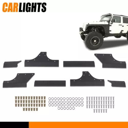 ドアボディアーマークラッディングガード新しいフィットジープラングラー JK JKU 2007-18 4 ドア Door Body Armor Cladding Gaurd New Fit For Jeep Wrangler JK JKU 2007-18 4 Door