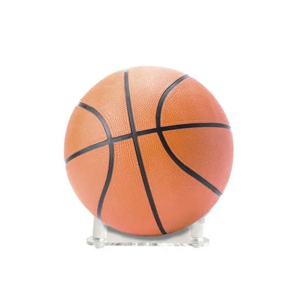 バスケットボール、サッカー、サッカー、ボウリング用の透明な三脚アクリルディスプレイボールスタンド Clear Tripod Acrylic Display Ball Stand For Basketball Football Soccer Bowling