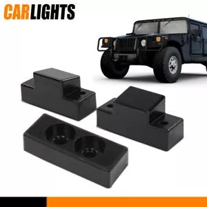 ハマーハンビー 233888 & 12338896 3 個新しいブラックフードバンパーセットキットに適合 FIT FOR Hummer Humvee 233888 & 12338896 3PCS NEW BLACK HOOD BUMPER SET KIT