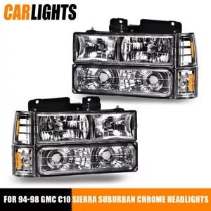 ハイ/ロービームヘッドライト&パーキング&シグナルライト 94-98 GMC C10 C/K Sierraに適合 High/Low Beam Headlights&Parking&Signal Light Fit For 94-98 GMC C10 C/K Sierra