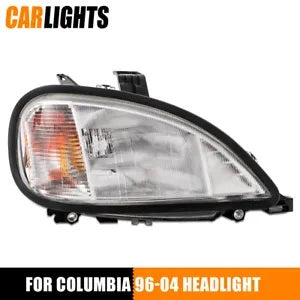 ハロゲンヘッドライト乗客 RH サイドフィット 1996-04 フレイトライナーコロンビアトラック Halogen Headlight Passenger RH Side Fit For 1996-04 Freightliner Columbia Truck