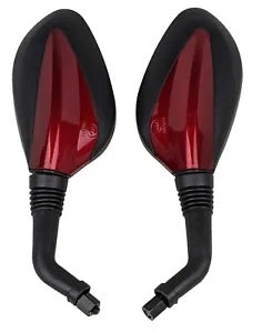 バックミラー 8mm スタイリッシュなバーガンディミラー Gy6 スクーター原付 TaoTao 用 Rear View Mirrors 8mm Stylish Burgundy Mirror for Gy6 Scooter Moped TaoTao