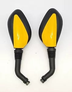 バックミラー 8mm GY6 スクーター原付ベスパ中国 50cc 150cc イエローミラー Rear View Mirrors 8mm GY6 Scooter Moped Vespa Chinese 50cc 150cc YELLOW Mirror