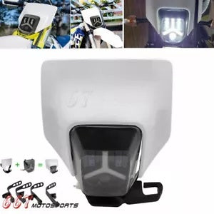 ハスクバーナ TE TX FE 250 350 450 300 701 スーパーモト LED ヘッドライト DRL アセンブリ For Husqvarna TE TX FE 250 350 450 300 701 Supermoto LED Headlight DRL Assembly