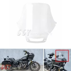 ハーレーローライダー ST FXLRST FXRST 2022-2023 クリアフロントガラススポイラー 18.4" For Harley Low Rider ST FXLRST FXRST 2022-2023 Clear Windshield Spoiler 18.4"