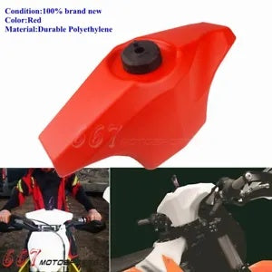 ハンドルバーマウント補助燃料タンクホンダ CR125 CR250 CRF125 CRF230 250 450 Handlebar Mount Auxiliary Fuel Tank For Honda CR125 CR250 CRF125 CRF230 250 450