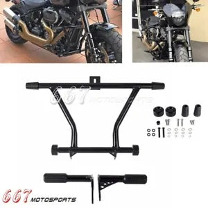 ハイウェイクラッシュバーキット ハーレーストリートボブ FXBB FXBBS ローライダー S FXLRS 2018-23用 Highway Crash Bar Kit For Harley Street Bob FXBB FXBBS Low Rider S FXLRS 2018-23