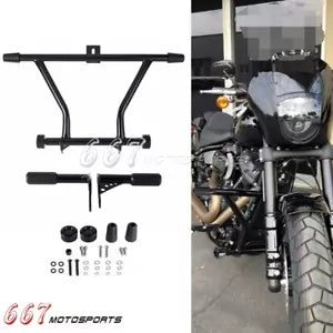 ハイウェイクラッシュバーキット ハーレーストリートボブ FXBB FXBBS ローライダー S FXLRS 2018-23用 Highway Crash Bar Kit For Harley Street Bob FXBB FXBBS Low Rider S FXLRS 2018-23