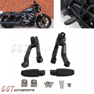 ハーレーナイトスター 975 RH975 RH975S 2022-2023 リアフットペグ & サポートマウントキット用 For Harley Nightster 975 RH975 RH975S 2022-2023 Rear FootPegs & Suppot Mount Kit