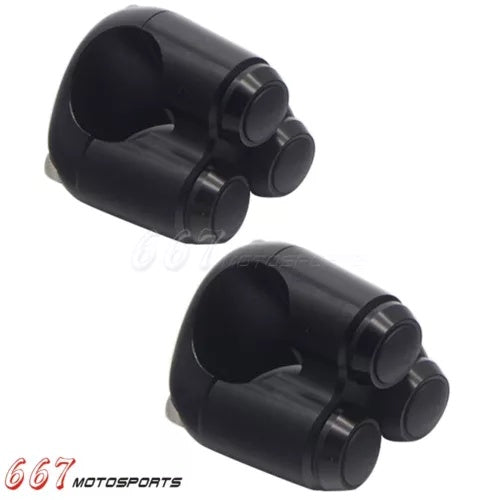 ハーレー 3 ボタンオートバイ 7/8 ''ハンドルバーターンシグナルライトホーンスイッチ用 For Harley 3-Button Motorcycle 7/8'' Handlebar Turn Signal Light Horn Switches