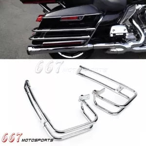 ハーレーロードキング FLHR エレクトラグライド FLHTK 2014-2022 サドルバッグガードレール用 For Harley Road King FLHR Electra Glide FLHTK 2014-2022 Saddlebag Guard Rails