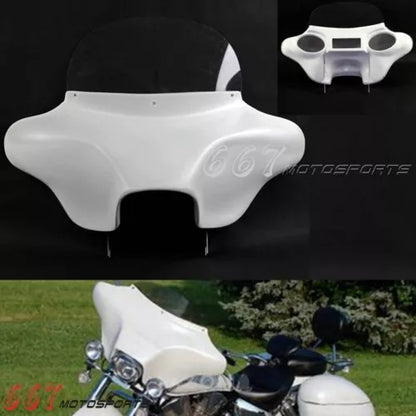 バットウィングフェアリング スピーカーカットアウト付き ハーレーロードキング FLHR FLHRC FLHRCI 94-22用 Batwing Fairing w/ Speaker Cut Out For Harley Road King FLHR FLHRC FLHRCI 94-22