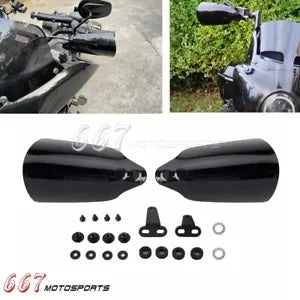 ハンドガードキット ハーレーダイナ ストリートボブ FXDB ソフテイル FLSTC FLSTN FLSTF 2009-14用 Handguards Kit for Harley Dyna Street Bob FXDB Softail FLSTC FLSTN FLSTF 2009-14