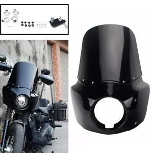 ハーレーダイナ FXD ストリートボブ FXDB ローライダー FXDL ヘッドライトフェアリングフロントガラス用 For Harley Dyna FXD Street Bob FXDB Low Rider FXDL Headlight Fairing Windshield