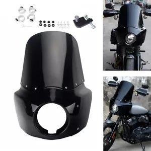 ハーレーダイナ FXD ストリートボブ FXDB ローライダー FXDL ヘッドライトフェアリングフロントガラス用 For Harley Dyna FXD Street Bob FXDB Low Rider FXDL Headlight Fairing Windshield