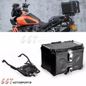 ハーレーパンアメリカ RA1250 RA1250S 用リアトランクトップケーストップボックス & マウントキット Rear Trunk Top Case Top Box & Mount Kit For Harley Pan America RA1250 RA1250S