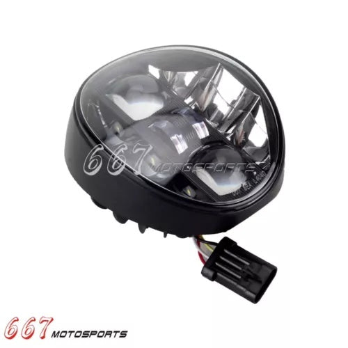 ドットオートバイ LED DRL ヘッドライトハーレーソフテイルブレイクアウト FXSB 2013-2017 DOT Motorcycle LED DRL Headlight For Harley Softail Breakout FXSB 2013-2017