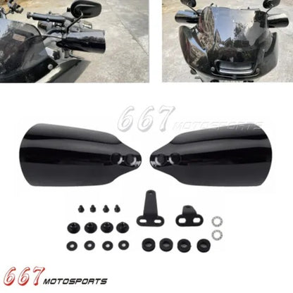 ハンドガードキット ハーレー ローライダー ST FXLRST ストリートボブ FXBB FXBBS 2018-2024用 Handguard Kit For Harley Low Rider ST FXLRST Street Bob FXBB FXBBS 2018-2024