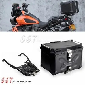 ハーレーパンアメリカ RA1250 RA1250S オートバイリアトランクトップケース & マウントキット For Harley Pan America RA1250 RA1250S Motorcycle Rear Trunk Top Case & Mount Kit